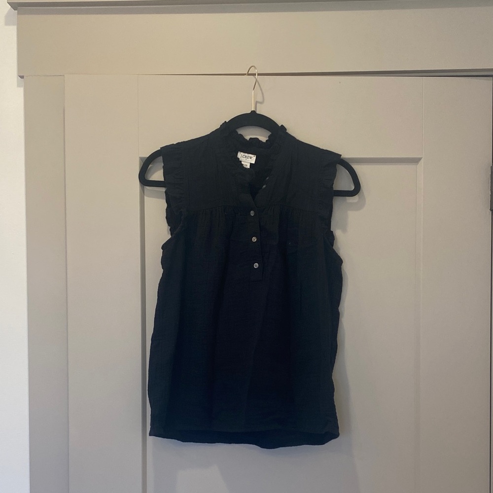 J. Crew Factory Ruffle Sleeve Tank - Size XS